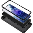 thumbnail image 3 of Designed for Samsung Galaxy A03s Heavy Duty Case, Triple Layer Protection Shockproof Dropproof Dustproof Anti-Scratch Phone Case Cover for Samsung Galaxy A03s,Black, 3 of 6