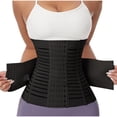 thumbnail image 2 of REORIAFEE Women's Shapewear High Waist Corset Shapewear Butt Lifter Bodysuit High Waist Workout Girdle Black XS, 2 of 8