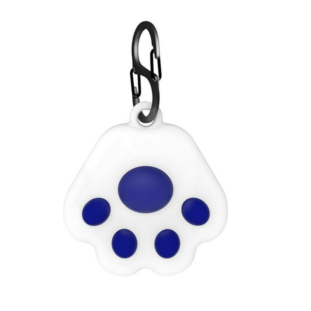 Étui de Traqueur en Silicone, Housse de Localisateur, Protecteur Anti-Perte, Coque de Remplacement pour Airtags, Bleu