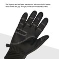 thumbnail image 4 of Guante impermeable Todos los dedos Pantalla táctil Nylon Cremallera Pelusa cálida Impermeable, 4 of 8