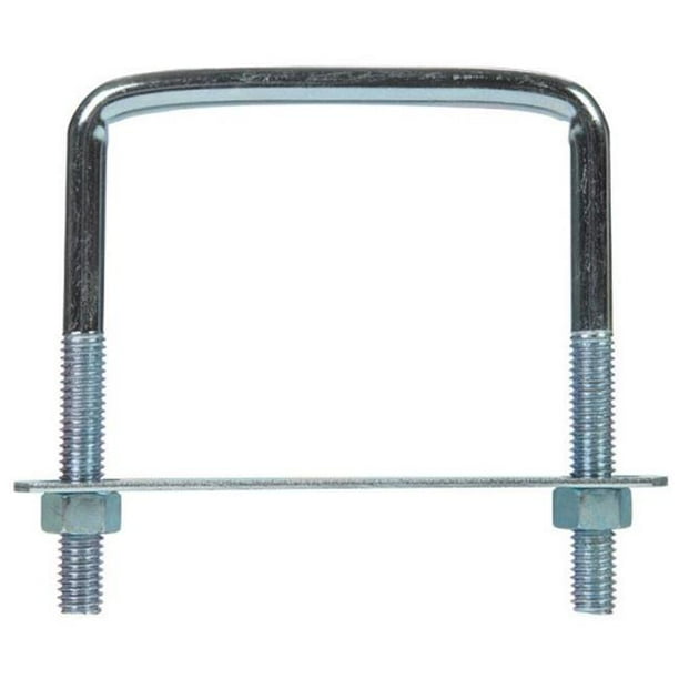 023453621 Square Bend UBolt Zince 0.375 x 3.7 x 4 in. pack of 5