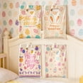 thumbnail image 5 of Darzheoy Easter Tote Bags, 50 Pack Mixed Color Plastic Gift Bags with Egg Pattern, Holiday Favor Bags for Candy Toys, Party Supplies for Kids Classroom, 5 of 8