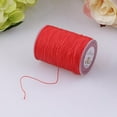 thumbnail image 2 of EHJRE 130M 0 . 5mm Round ed Thread String Leather Sewing - Red, 2 of 9
