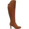 thumbnail image 2 of Naturalizer Women's Yuko Over-the-Knee Boot Dark Chestnut Brown Suede 8M, 2 of 6