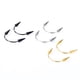 thumbnail image 5 of Colmillos de Joyería Hugo para decoración de Acero Inoxidable, adorno para Piercing, negro, 5 of 10