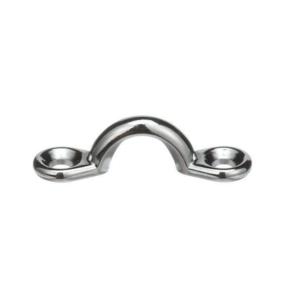 Seachoice Multi-Purpose Chrome-Plated Zinc 3/8 In. Eye Straps, Set of 4