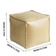 thumbnail image 3 of Amzcrzy Caja De Almacenamiento De Adornos De Piel Sintética, Reposapiés Otomano Acolchado, Marroquí, Sin Relleno, Funda Para Pie, Cojín Para El Suelo, Reposapiés, Sin Relleno, Contenedores De Almacen, 3 of 7