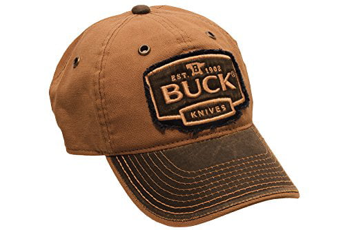 Buck Knives USA Baseball Cap Hat Mesh Grey Buck Logo Hunting Shooting 