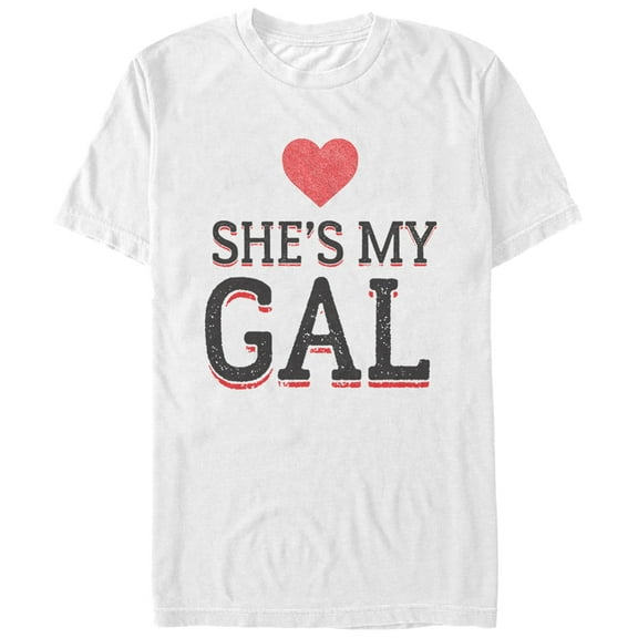 Men's Lost Gods She's My Gal  Graphic Tee White 2X Large