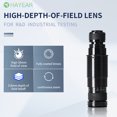 thumbnail image 4 of HAYEAR 0.3X-1.8X Optical Lens High Depth of Field C-Mount Industrial Video Microscope Camera Lens for PCB Repair Soldering, 4 of 5