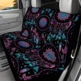 thumbnail image 2 of POLERO Gradient Dreamcatcher Full Wrap Rear Bench Seat Cover for Car Interior Automotive, Water Resistant Stretch Back Seat Cover Protectors, 2 of 4