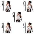 thumbnail image 2 of ziyahi DIY For Different Braids Hair Extension For Instant Volume Braided Ponytail Extension Change Style black 5Set, 2 of 6