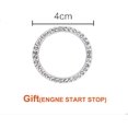 thumbnail image 5 of Housse de Volant 15 Pouces pour Femmes, Cuir PU avec Strass Bling Argent, 5 of 5
