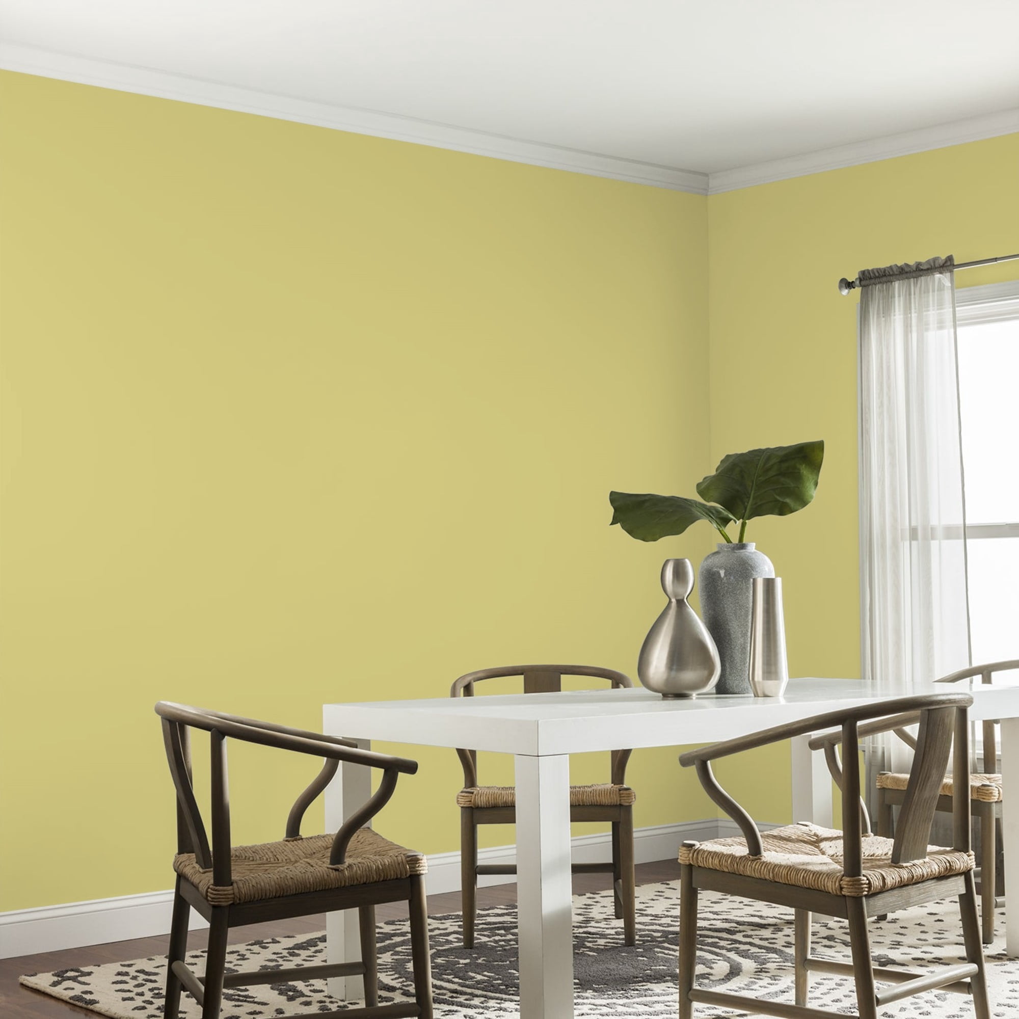 Glidden HEP Serene Scene / Green, Eggshell Interior Paint with Primer, 1 Quart