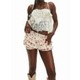 thumbnail image 2 of Women Floral Ruffle Layered Mini Shorts Cute Frilly Micro Bloomers Puffy Bubble Bottoms Pink M, 2 of 7