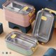 thumbnail image 5 of Stainless Steel Lunch Box, Double Layer Lunch Box, Leakproof Sealed Thermal Bento Boxes for School W, 5 of 5
