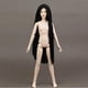 thumbnail image 2 of 1/6 Cabeza de cabellero Negro Esculpida de Muñeca Piezas Del Cuerpo, 2 of 6
