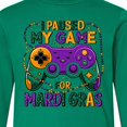 thumbnail image 4 of Inktastic I Paused My Game for Mardi Gras Gaming Long Sleeve Youth T-Shirt, 4 of 5