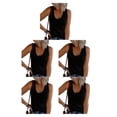 thumbnail image 2 of Sonducket Top para mujer, ropa de calle, chalecos de punto a la moda para un aspecto elegante de verano, chaleco de algodón con cuello Halter Type2 NO2, 2 of 6