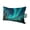 Teal, Cyan, Black, variant on Chaise Lounge Headrest Pillow 1 Pack, Green Lights Forest Waterproof Chair Pillows with Insert & Adjustable Elastic Strap for Beach Pool Recliner, Nature Night Sky Snowy Forest Outdoor Patio Pillow