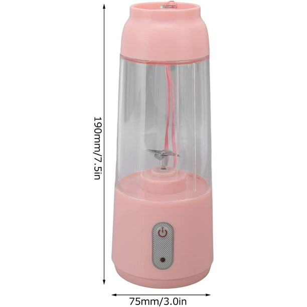 Licuadora portatil para el hogar licuadora de licuado de rosas con carga USB 190x75mm JAMW Sencillez Walmart en linea