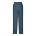 thumbnail image 5 of Aboser Work Office Slacks for Women Business Casual Golf Pants Full Length Twill Tactical Pants Comfy High Waisted Trousers with Pockets Navy XXL, 5 of 8