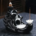 thumbnail image 4 of PENGXIANG Backflow Incense Burner Waterfall Ceramic Smoke Censer Handicraft Home Decor, 4 of 9