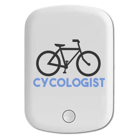 DistinctInk Magnetic Battery Pack, 5000 mAh Wireless Portable Charger with USB-C Cable, Compatible with MagSafe iPhone 14 / 13 / 12 Series - Cycologist Bicycle Cycling