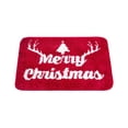 thumbnail image 1 of Wosthever Alfombrillas antideslizantes exquisitas de poliéster con patrón navideño clásico, alfombrillas navideñas para el baño Juegos de accesorios de baño tipo+2, 1 of 6