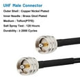 thumbnail image 6 of MOOKEERF RG8x Coaxial Cable 6ft, CB Coax Cable 50 Ohm, UHF PL259 Male to Male Low Loss CB Antenna Cable for CB Radio, HAM Radio, VHF Radio, SWR Meter, Antenna Analyzer, 6 of 10