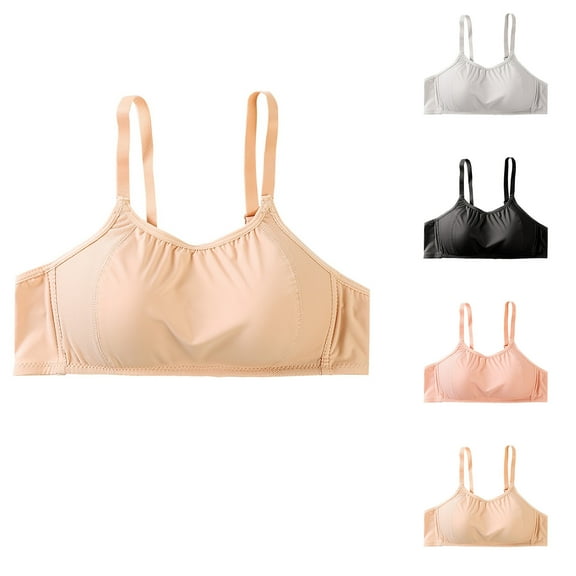 Bras for Women Plus Size Front Closure Full Coverage No Underwire Bras for Seniors Comfort Wireless Front Close Push up Bras with Back Support Lace Sleeping Everyday Bras