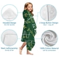 thumbnail image 7 of Math Equations Quantum Formulas Black Pattern Hooded Bath Towel，60"x35" for Ages 3 To 12 Kids, Quick Dry Lightweight Soft Microfiber Hood Beach Towel Cover Up for Kids, 7 of 7