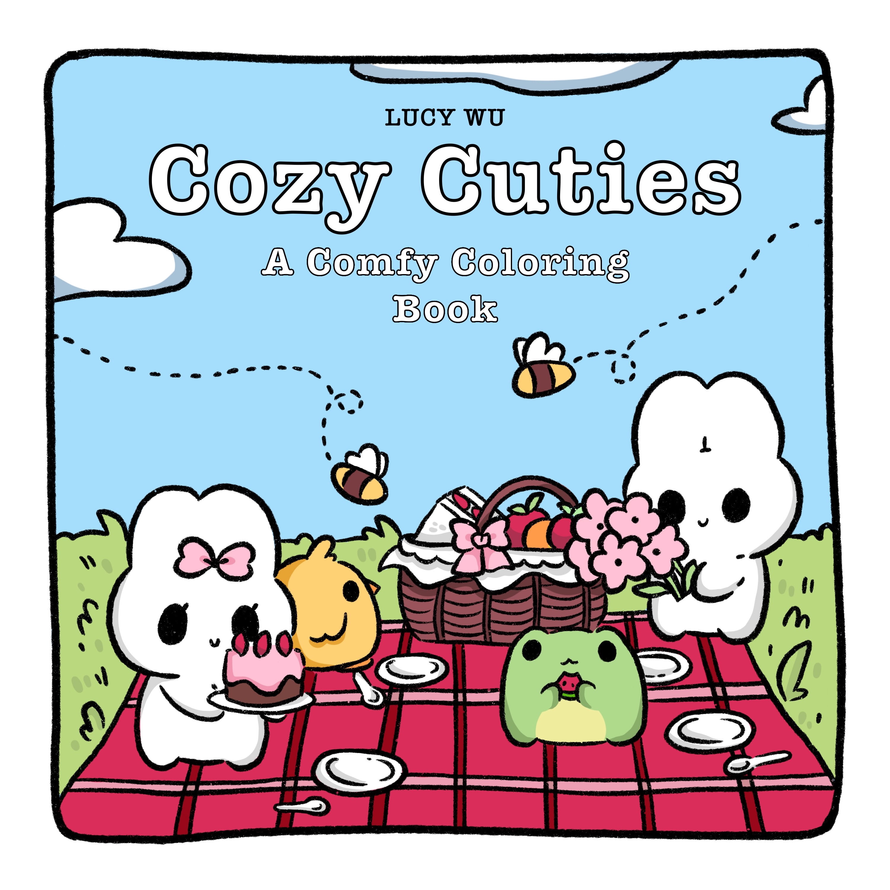 Comfy Buddies: a Cozy Coloring Book, 80 pages (Paperback