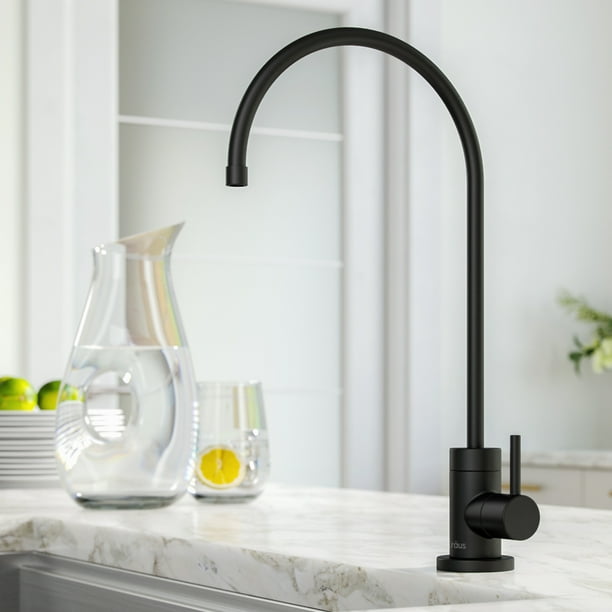 Kraus Purita™ 100% Lead-Free Kitchen Water Filter Faucet in Matte Black
