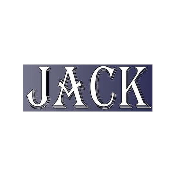 Jack: 100 Pages 8.5" X 11" Personalized Name on Notebook College Ruled Line Paper, (Paperback)