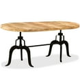 thumbnail image 5 of vidaXL Dining Table Dinner Desk Kitchen Dining Room Furniture Wood and Steel, 5 of 22