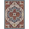 thumbnail image 2 of Nourison Parisa French Country Brick/Ivory 5'3" x 7'5" Area Rug, Plush, Bedroom, Kitchen, Living Room, (5' x 8'), 2 of 8