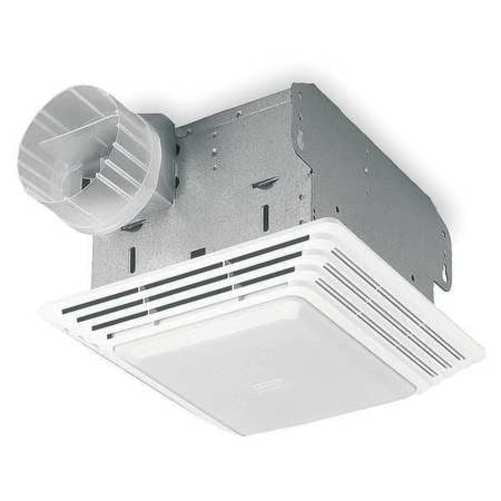 Ceiling Bathroom Fan, 81/4"x8"x53/4", Lighted, Duct Dia. 4" Walmart