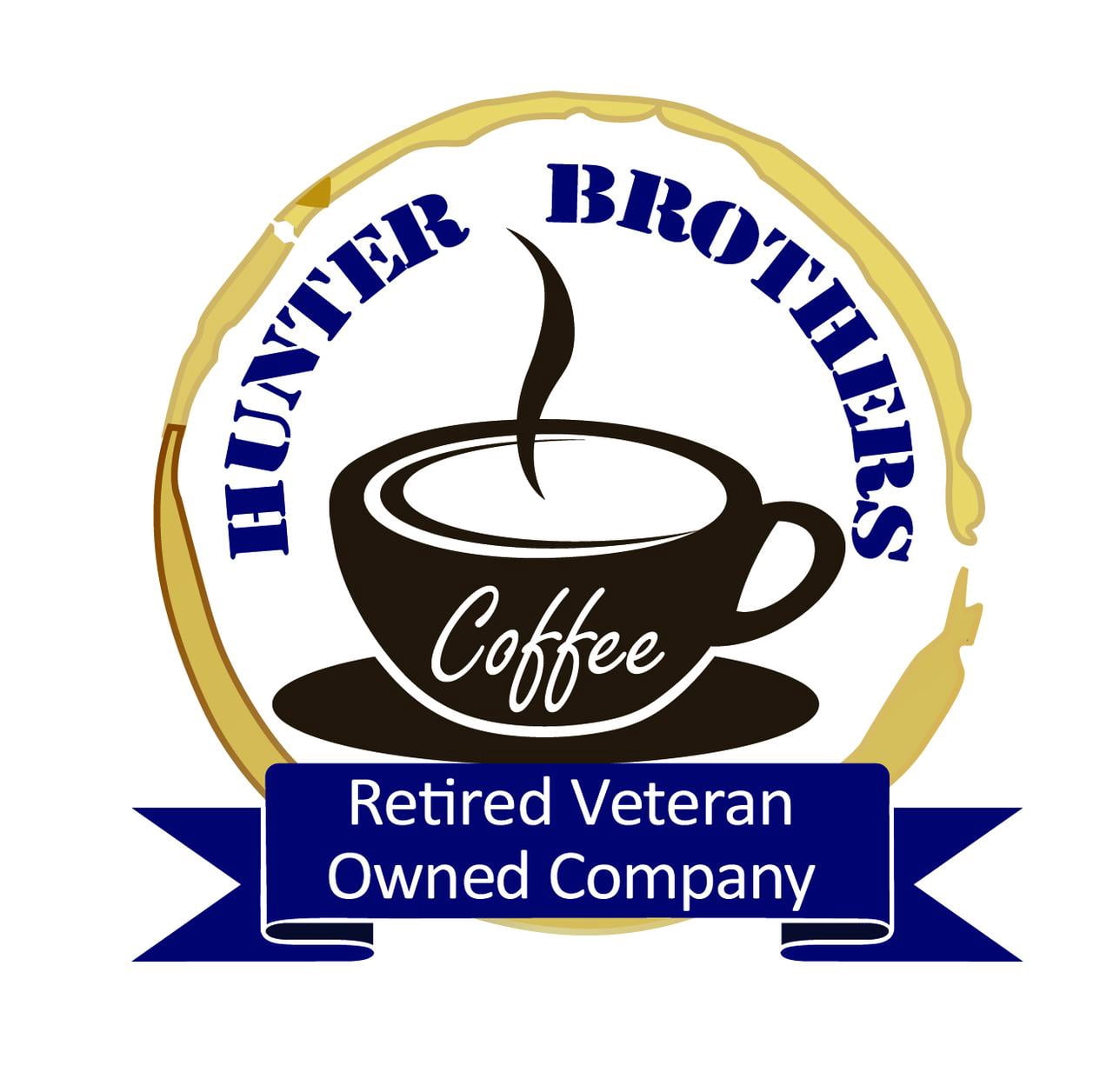 Hunter Brothers Coffee 4 Pack Military Theme Whole Bean Coffee