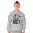 thumbnail image 5 of I Like Them Thick Fat Tires Cyclist Sweatshirt for Men or Women Brisco Brands S, 5 of 6