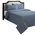thumbnail image 1 of HOMETRENDS 3-Piece Blue Chambray Duvet Cover Set, Double/Queen, 1 of 5