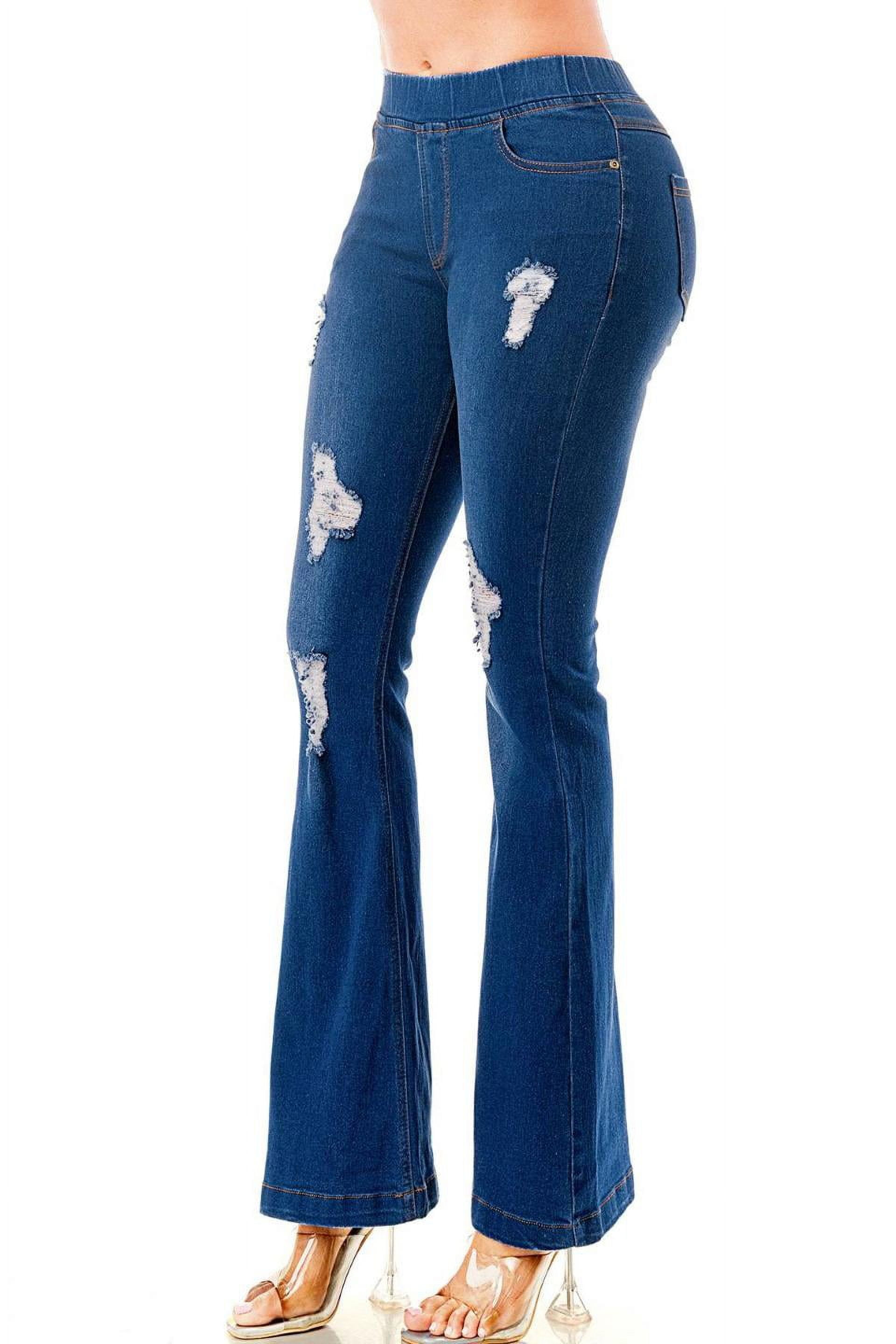 ZARA Woman pant M Side Zip Bi Stretch Flared Front Slit