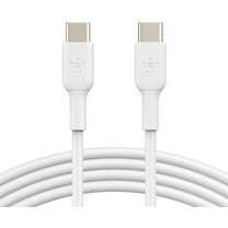 Belkin USB-C to USB-C Fast Charging Cable (2M/6.6ft) for iPhone 16, iPhone 16 Pro, iPhone 16 Pro Max, Galaxy S25, S24, Note, Pixel, iPad Pro, Nintendo Switch 2, Carplay & More - White