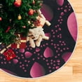 thumbnail image 5 of Coolnut Valentine's&nbsp;Day Love Heart&nbsp;Tree&nbsp;Skirt Double&nbsp;Layers Xmas Tree Skirts, Valentine's&nbsp;Day Holiday Party Indoor Outdoor Home Office Ornaments, 48", 5 of 6