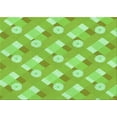 thumbnail image 1 of Ahgly Company Machine Washable Indoor Rectangle Transitional Green Area Rugs, 7' x 9', 1 of 7