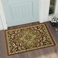 thumbnail image 1 of Area Rug Small Entryway Doormat Rug Vintage Area Rug 2 x 3 Non Slip Persian Area Rug Kitchen Rug Low Pile Distressed Carpet for Living Room Bedroom Laundry, 2' x 3' Blue, 1 of 9
