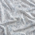 thumbnail image 3 of Chanasya Premium Floral Printed Elegant Patterned King Bed Sheet Set 4-Piece - 1 Flat Sheet 1 Fitted Sheet and 2 Pillowcases - Ultra Soft Microfiber Hypoallergenic Sheets - Blue, 3 of 6