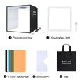 thumbnail image 1 of Photography Lamp,Usb Powered With 5500k Dimmable Usb Softbox 5500k Dimmable Studio Box Softbox Box Softbox 5500k Color Led Panel 30 * Dimmable Usb Powered Tent Studio Box With 6pcs Color Qisuo, 1 of 5