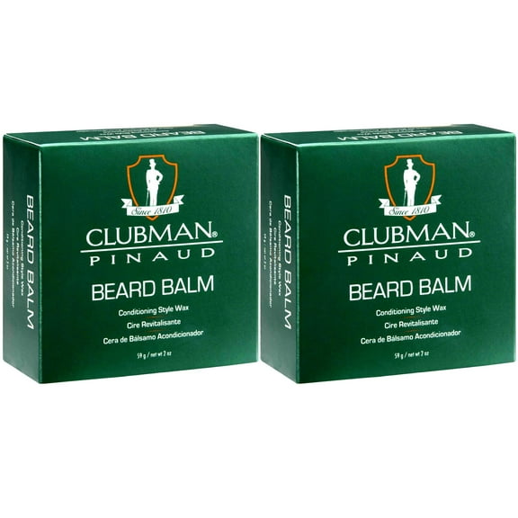 Clubman Pinaud Beard Balm, 2 oz x 2 pack