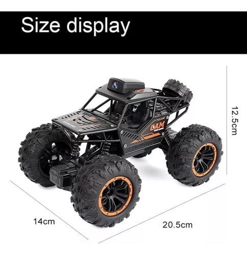 Auto de control remoto 4x4 con cámara HD
